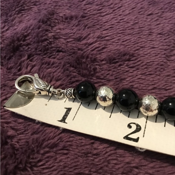 JAI John Hardy 8mm Hammered Solid Sterling Silver Bold Bracelet - Picture 8 of 11